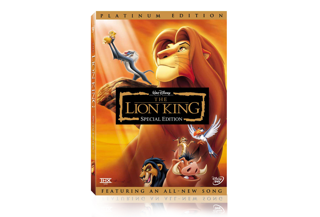 Image of the Lion King DVD packaging