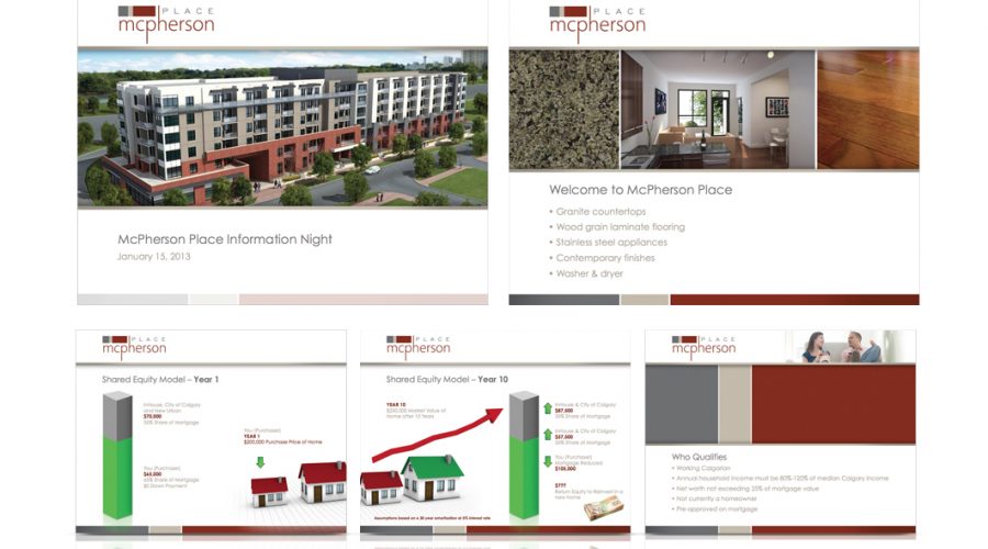 Image of a powerpoint presentation for a property